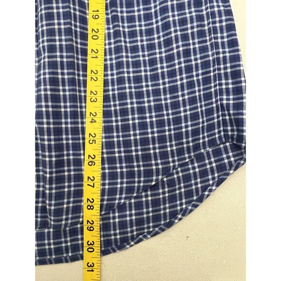Vineyard Vines Mens Blue Plaid Long Sleeve Class Fit Tucker Button-Up Shirt Sz S - Picture 6 of 7